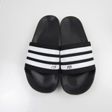 adidas Cloudfoam Sandals & Flip Flops Men's Black/White Used 9-SHOE-016885