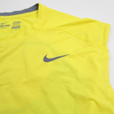 Nike Pro Dri-Fit Sleeveless Shirt Men's Yellow/Gray Used 4XL-TOPS-135974