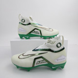 Oregon Ducks Nike Alpha Menace Football Cleat Men's Off-White/Green New-CLEA-012227