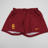 USC Trojans Nike Practice Shorts Women's Red Used-SHOR-029186