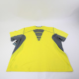 Nike Pro Combat Short Sleeve Shirt Men's Yellow/Gray Used 4XL-TOPS-135961