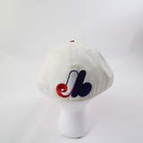 Montreal Expos Cooperstown Collection Fitted Hat Men's Red/White Used 7-1/4-HATS-012789