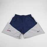 UConn Huskies Nike Dri-Fit Practice Shorts Men's Navy/White Used 2XL-SHOR-029298