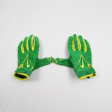 Oregon Ducks Nike Superbad Gloves - Receiver Men's Green/Yellow Used-EQPT-004905