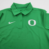 Oregon Ducks Nike Polo Women's Green Used S-TOPS-136577