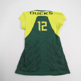 Oregon Ducks Nike Practice Jersey - Volleyball Women's Green/Yellow Used-JRSY-008018