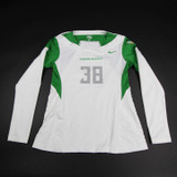 Oregon Ducks Nike Practice Jersey - Volleyball Women's White/Green New M-JRSY-008040