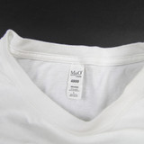 Xavier Musketeers M&O Gold Short Sleeve Shirt Men's White Used-TOPS-136489