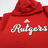 Rutgers Scarlet Knights adidas Sweatshirt Men's Red Used-TOPS-136923