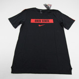 Ohio State Buckeyes Nike Dri-Fit Short Sleeve Shirt Men's Black New S-TOPS-136887