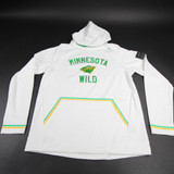 Minnesota Wild UNRL Sweatshirt Men's White New L-TOPS-136670