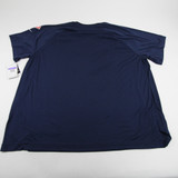 Philadelphia 76ers Nike NBA Authentics Dri-Fit Short Sleeve Shirt Men's New Navy-TOPS-137112