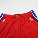 Philadelphia 76ers Nike NBA Authentics Game Shorts Men's Red/Blue New 48-SHOR-029514
