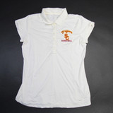 USC Trojans Nike Golf Tour Performance Polo Women's Off-White Used L-TOPS-137446