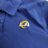 LA Rams Nike NFL On Field Dri-Fit Polo Women's Blue Used XL-TOPS-137525