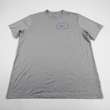 Dallas Mavericks Nike NBA Authentics Dri-Fit Short Sleeve Shirt Men's Used Gray XLT-TOPS-137208