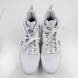 Nike Force Savage Football Cleat Men's White/Silver Used 14-CLEA-012366
