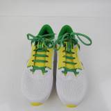 Oregon Ducks Nike Air Zoom Pegasus Running & Jogging Shoes Men's Used White/Green-SHOE-017294
