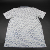 Greyson Polo Men's White/Dark Gray Used L-TOPS-137158