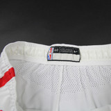 Philadelphia 76ers Nike NBA Authentics Game Shorts Men's White/Red New-SHOR-029510
