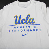 UCLA Bruins Nike Dri-Fit Short Sleeve Shirt Men's White/Blue New-TOPS-137106