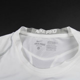 Nike Pro Short Sleeve Shirt Men's White Used XL-TOPS-137080