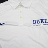 Duke Blue Devils Nike Polo Men's White Used L-TOPS-137740