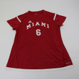 Miami RedHawks adidas Climacool Game Jersey - Soccer Women's Red Used L-JRSY-008122