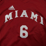 Miami RedHawks adidas Climacool Game Jersey - Soccer Women's Red Used L-JRSY-008122