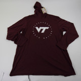 Virginia Tech Hokies Nike Dri-Fit Pullover Men's Maroon Used L-TOPS-137532