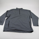 New York Jets Nike Golf Pullover Men's Gray Used 4XL-TOPS-137750