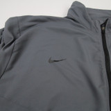 New York Jets Nike Golf Pullover Men's Gray Used 4XL-TOPS-137750