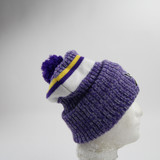 Minnesota Vikings New Era Winter Hat Unisex Purple Used MD/LG-HATS-012946