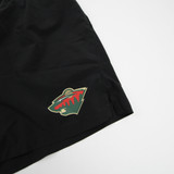 Minnesota Wild Fanatics NHL Pro Authentics Practice Shorts Men's Black Used M-SHOR-029737