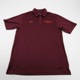 Virginia Tech Hokies Nike Polo Men's Maroon Used-TOPS-138186