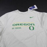 Oregon Ducks Nike Short Sleeve Shirt Men's Light Gray New S-TOPS-137762