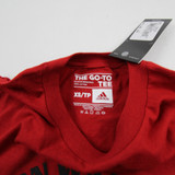 Eastern Washington Eagles adidas Short Sleeve Shirt Men's Red New XS-TOPS-138306