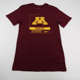 Minnesota Golden Gophers Nike Dri-Fit Short Sleeve Shirt Men's Maroon New XS-TOPS-139300