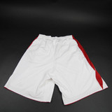 Eastern Washington Eagles adidas Practice Shorts Men's White/Red Used-SHOR-029802