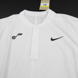 Utah Jazz Nike Dri-Fit Polo Men's White New S-TOPS-138854