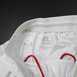 Russell Athletic Athletic Shorts Men's White/Red Used L-SHOR-029951
