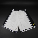 Utah Jazz Nike NBA Authentics Athletic Shorts Men's Off-White/Black New XLT-SHOR-029963