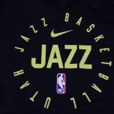 Utah Jazz Nike NBA Authentics Sweatshirt Men's Black New M-TOPS-138838