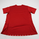 adidas Short Sleeve Shirt Women's Red Used L-TOPS-138980