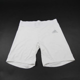adidas Techfit Compression Shorts Women's White Used L-SHOR-030133