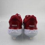 Nike React Baseball Cleat Men's Dark Red/White New without Box-CLEA-012576