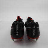 Nike Tiempo Soccer Cleat Men's Black/Red New without Box-CLEA-012613