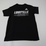 Louisville Cardinals adidas Creator Short Sleeve Shirt Men's Black New-TOPS-139607