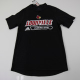 Louisville Cardinals adidas Creator Short Sleeve Shirt Men's Black New-TOPS-139618