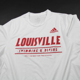 Louisville Cardinals adidas Creator Short Sleeve Shirt Men's White New-TOPS-139645